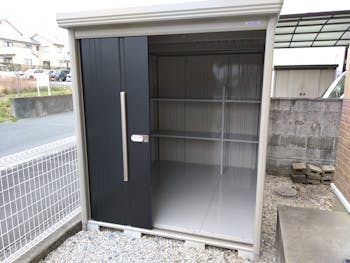 静岡県のお客様の物置設置工事　具体的な工事内容1