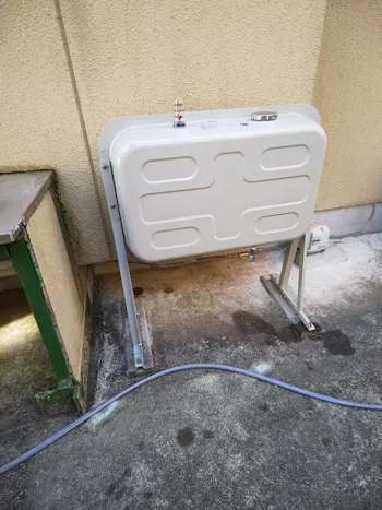 福島県いわき市のお客様のホームタンク設置工事
