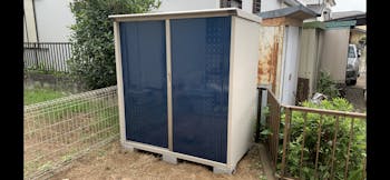 さいたま市西区のお客様の物置・倉庫工事