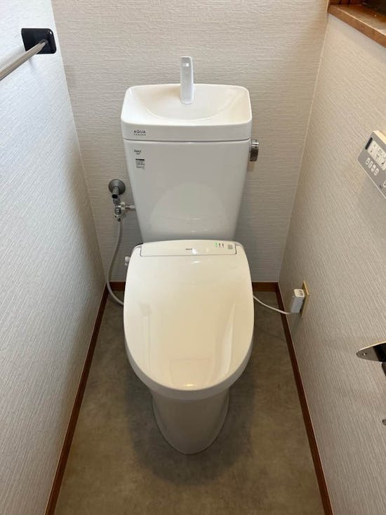 工事後　宮城県宮城郡七ヶ浜町のお客様のLIXILトイレ交換+内装工事パック