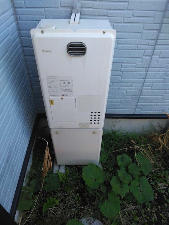 工事前　神奈川県相模原市のお客様のガス熱源機交換工事