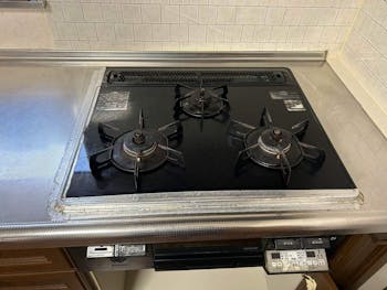 神奈川県横浜市のお客様のコンロ・フード交換工事　具体的な工事内容3