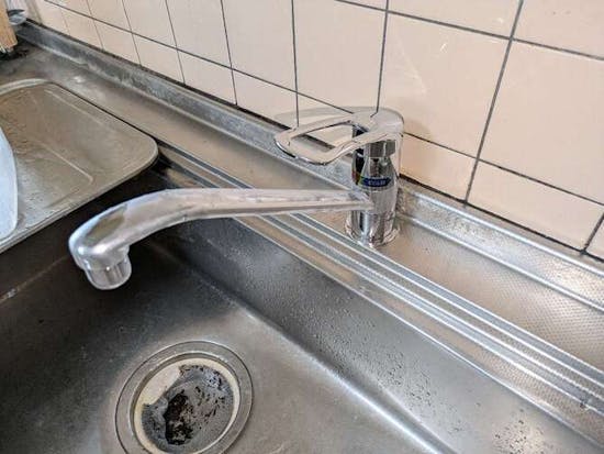 工事後　静岡県静岡市のお客様のキッチン混合栓工事