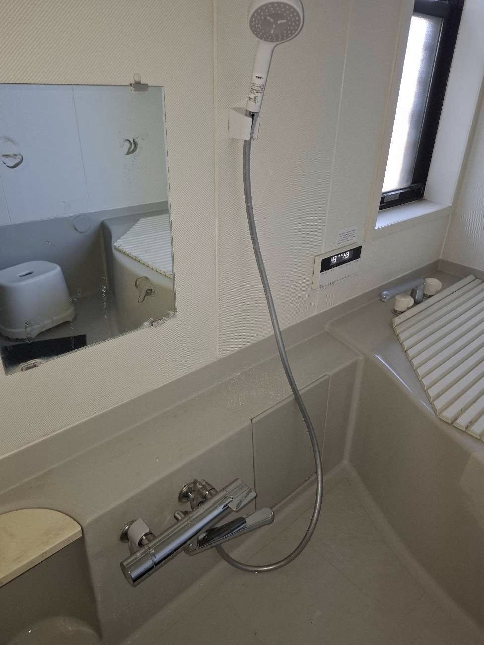 宮城県大崎市のお客様の浴室混合栓交換工事