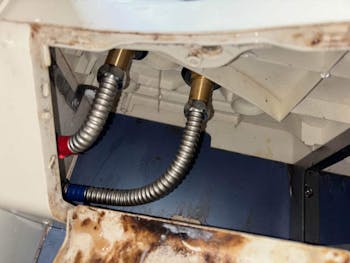 茨城県北茨城市のお客様の混合栓交換工事　具体的な工事内容2