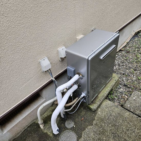 工事後 神奈川県横須賀市のお客様の給湯器交換工事