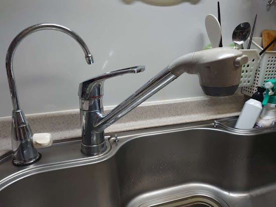 工事前　愛知県名古屋市のお客様の混合栓交換工事