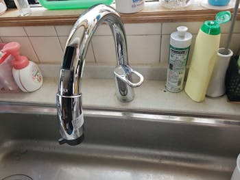 栃木県宇都宮市のお客様のキッチン水栓交換工事