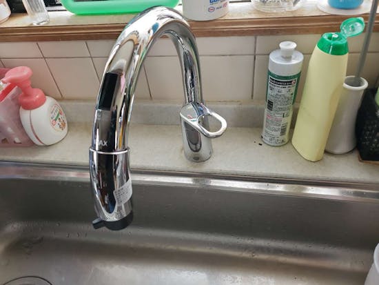 工事後　栃木県宇都宮市のお客様のキッチン水栓交換工事