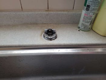 栃木県宇都宮市のお客様のキッチン水栓交換工事　具体的な工事内容1