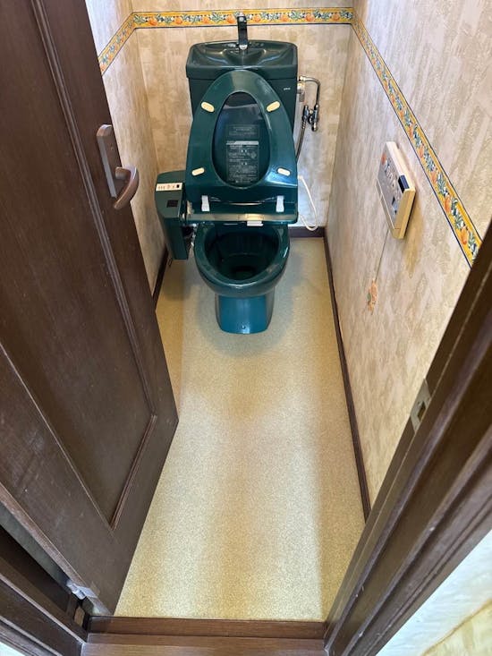 工事前　千葉県山武郡のお客様の便器交換工事