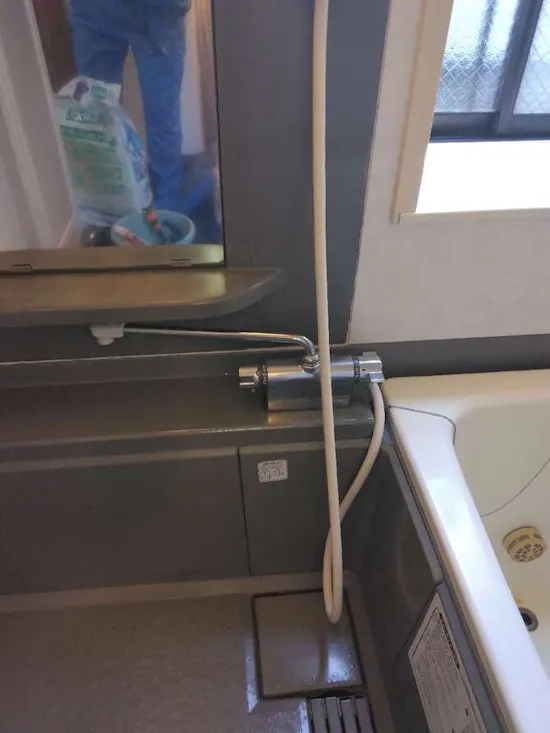 工事前　東京都八王子市のお客様の水栓交換工事