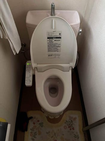 茨城県常総市のお客様のウォシュレット取付工事