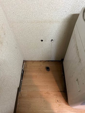 宮城県宮城郡のお客様の洗面化粧台交換工事　具体的な工事内容1