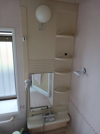 佐野市のお客様の浴室お掃除　具体的な工事内容1
