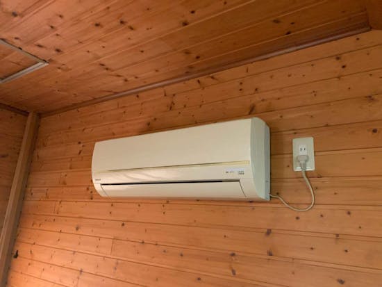 工事前　静岡県富士市のお客様のエアコン交換工事