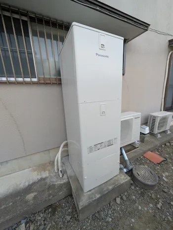 埼玉県大里郡のお客様の電気給湯器交換工事