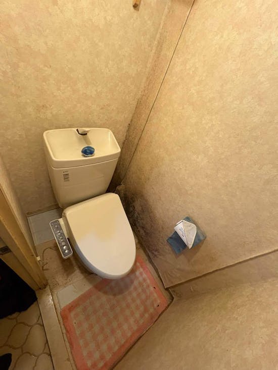 工事前　埼玉県鶴ヶ島市のお客様のトイレ交換工事