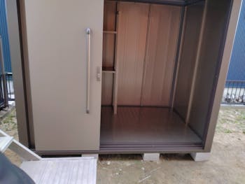 名古屋市港区のお客様の物置・倉庫工事　具体的な工事内容1