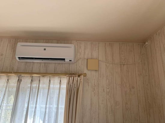工事後　静岡県富士市のお客様のエアコン交換工事