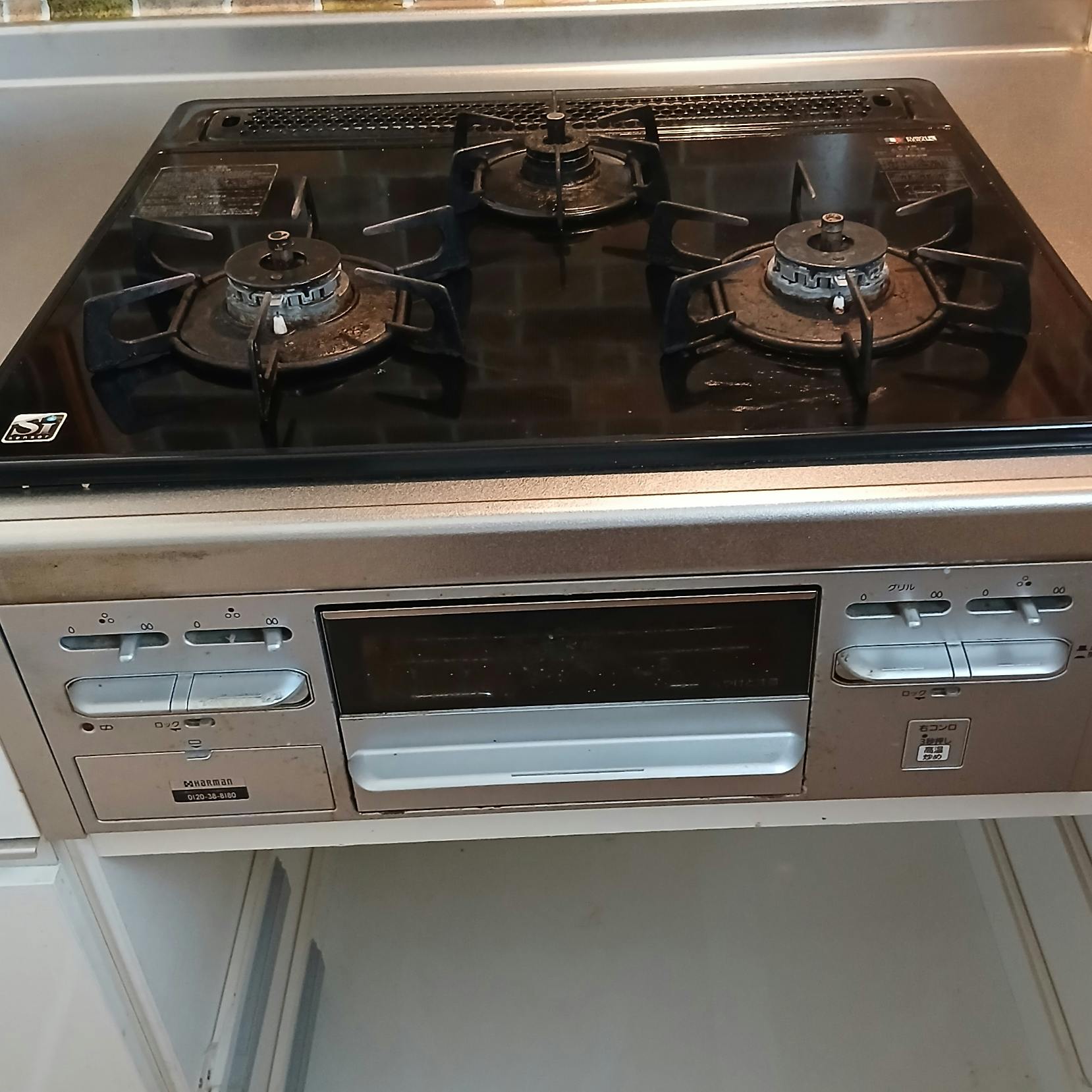 土浦市のお客様のビルトインコンロ・ガスコンロ工事 /リフォーム施工