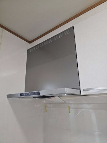 茨城県ひたちなか市のお客様のレンジフード交換工事