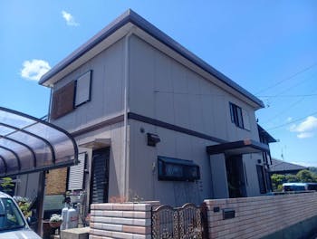 茨城県高萩市のお客様の外壁屋根塗装工事　具体的な工事内容1