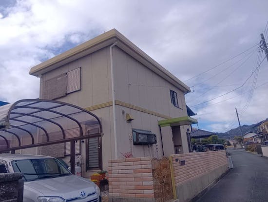 工事前　茨城県高萩市のお客様の外壁屋根塗装工事