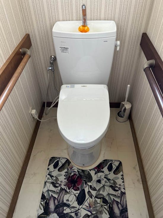 工事前　福島県南相馬市のお客様の温水洗浄便座交換工事