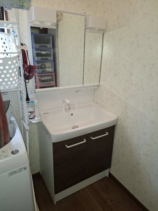 工事後　宮城県大崎市のお客様の洗面台交換工事