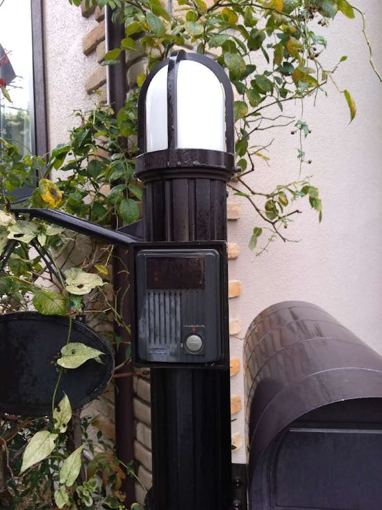 工事前　東京都立川市のお客様のTVドアホン交換工事