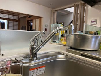 群馬県高崎市芝塚町のキッチン水栓交換工事
