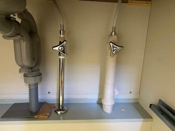 群馬県高崎市芝塚町のキッチン水栓交換工事　具体的な工事内容1