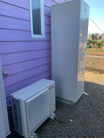 埼玉県入間郡毛呂山町のお客様のエコキュート交換工事