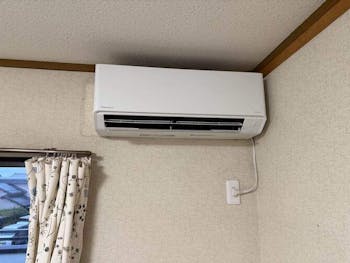 静岡県富士宮市のお客様のエアコン交換工事