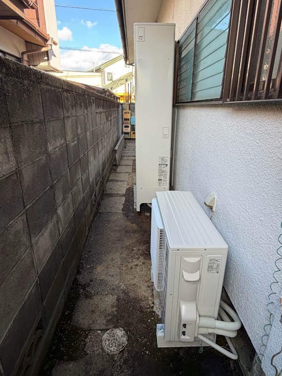 工事後 栃木県矢板市の石油給湯器からエコキュート交換工事