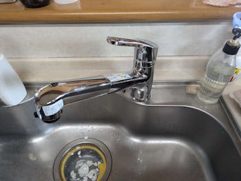 静岡県浜松市のお客様のキッチン混合水栓（ワンホール）交換工事