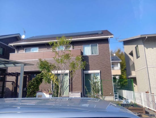 工事後　茨城県日立市のお客様の外壁屋根塗装工事