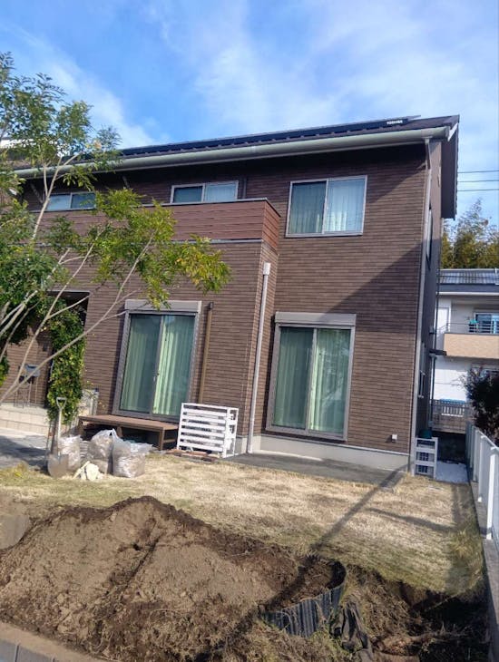 工事前　茨城県日立市のお客様の外壁屋根塗装工事