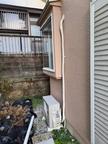 東京都のお客様のエアコン設置工事　具体的な工事内容2