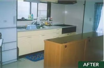 千葉県のお客様のシステムキッチン設置工事