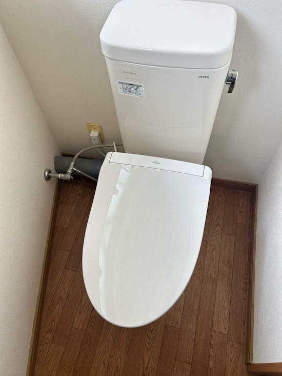 工事後　福島県南相馬市のお客様の温水洗浄便座工事 