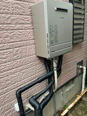 埼玉県久喜市のお客様の給湯器交換工事