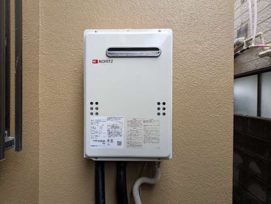 工事後 静岡県沼津市のお客様の二世帯住宅二階給湯器工事+浴室換気扇