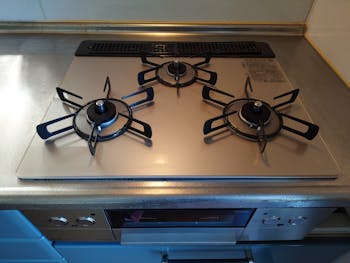 埼玉県東松山市のお客様のビルトインコンロ交換工事