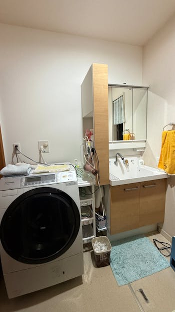 茨城県つくば市のお客様の洗面化粧台交換工事