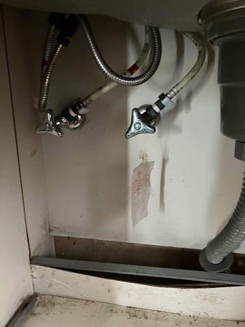 群馬県前橋市のお客様のキッチン水栓交換工事　具体的な工事内容2