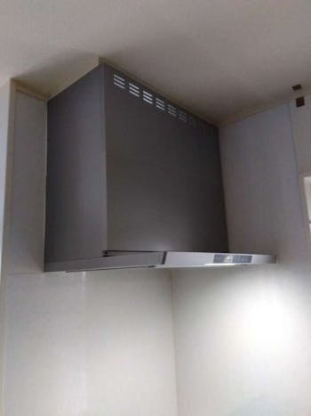 東京都八王子市のお客様のビルトインコンロレンジフード工事　具体的な工事内容1