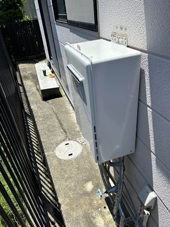 宮城県仙台市のお客様の給湯器交換工事