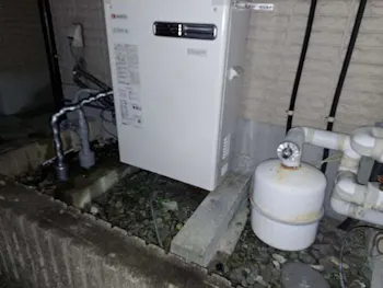 宮城県大崎市のお客様の石油給湯器交換工事